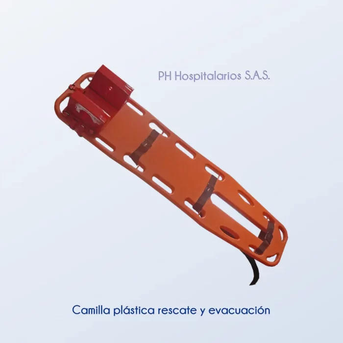 Camilla plástica rescate y evacuación