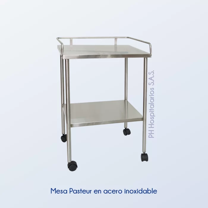 mesa pasteur acero inoxidable